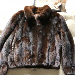 Dimitri’s Genuine Mink Jacket with 3/4 sleeves